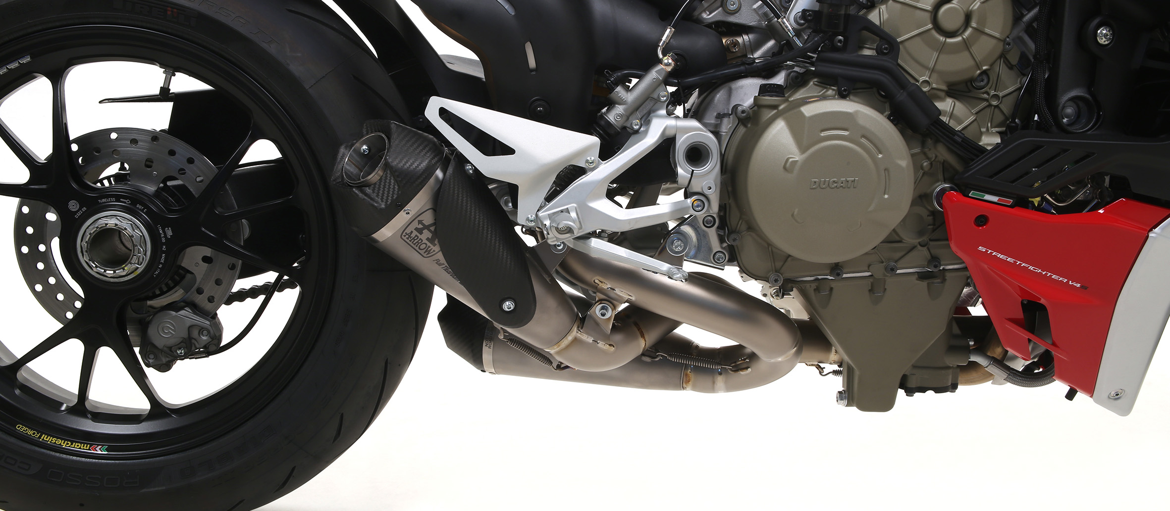 ducati streetfighter v4 arrow exhaust